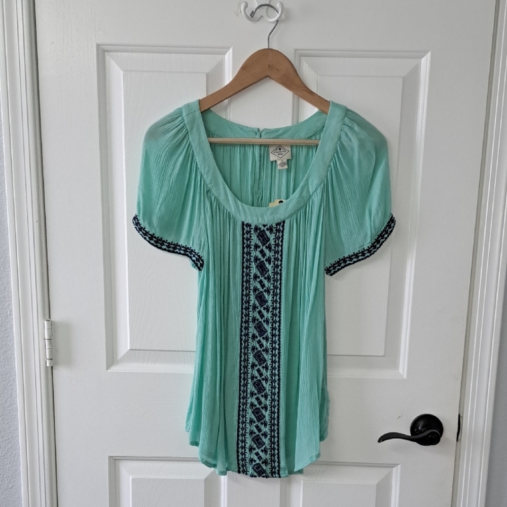 St. John's Bay Green Blouse